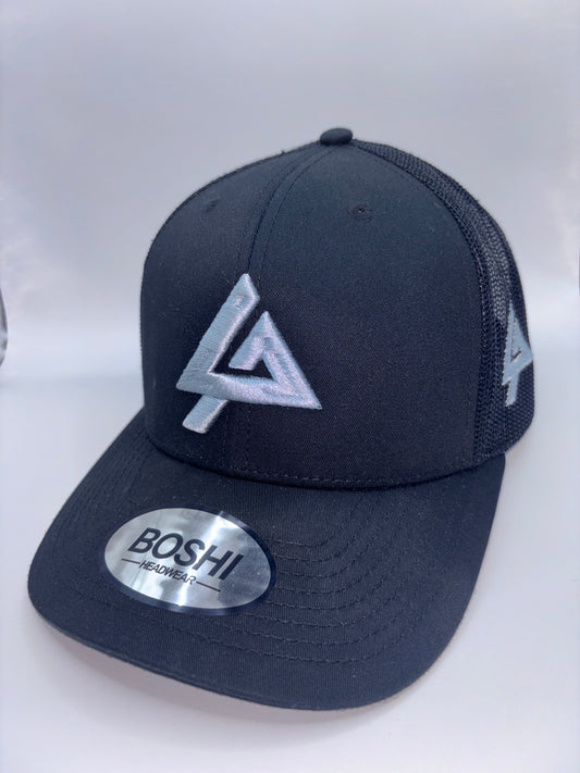Liberty ascend x boshi black & silver cap